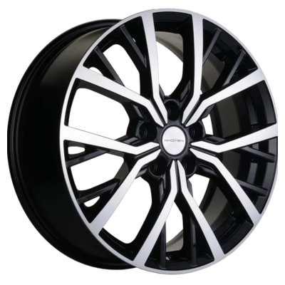 Khomen Wheels 7x18/5x114,3 ET45 D67,1 KHW1806 (CX-5/3) Black-FP