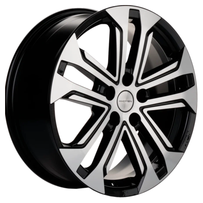 Khomen Wheels 7x18/5x114,3 ET50 D54,1 KHW1803 (Coolray) Black-FP
