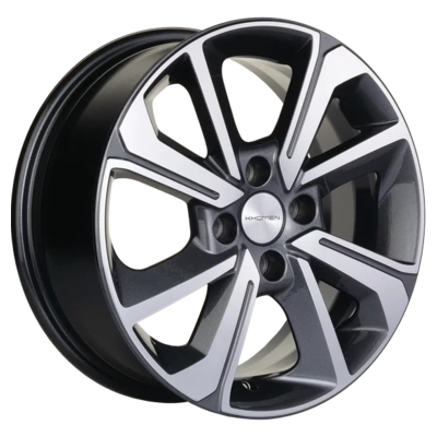 Khomen Wheels 6x15/4x98 ET36 D58,6 KHW1501 (Lada Granta) Gray-FP