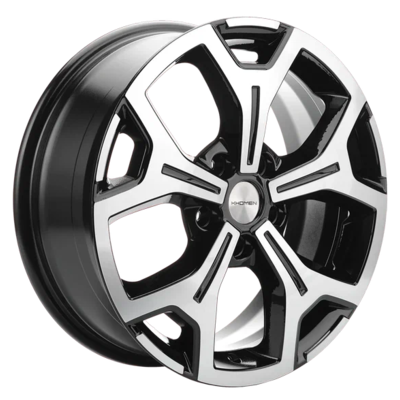 Khomen Wheels 6,5x17/5x108 ET33 D60,1 KHW1710 (Chery Tiggo 7pro) Black-FP