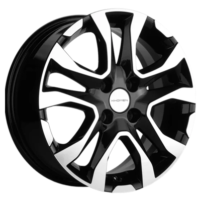 Khomen Wheels 6x15/4x98 ET36 D58,5 KHW1503 (Lada Granta) Black-FP