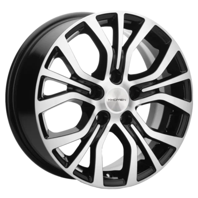 Khomen Wheels 6,5x16/5x114,3 ET38 D60,1 KHW1608 (Alphard) Black-FP