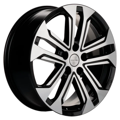 Khomen Wheels 7x18/5x114,3 ET45 D60,1 KHW1803 (Changan/Geely/Lexus/Suzuki/Toyota) Black-FP