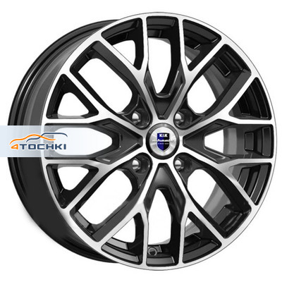 K&K 6x16/4x100 ET40 D67,1 Лилиом (КС891) Алмаз черный