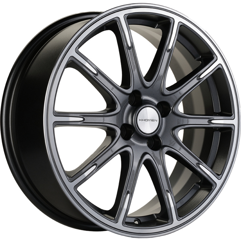 Khomen Wheels 6,5x17/4x100 ET44 D54,1 KHW1707 (KIA Rio I/II Solaris I/II) Gray-FP