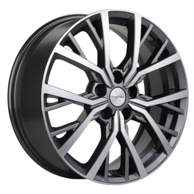 Khomen Wheels 7x18/5x114,3 ET45 D66,1 KHW1806 (Teana/X-trail/Juke) Gray-FP