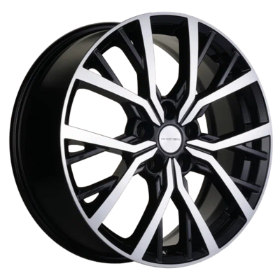 Khomen Wheels 7x18/5x114,3 ET35 D60,1 KHW1806 (Changan/Geely/Lexus/Suzuki/Toyota) Black-FP