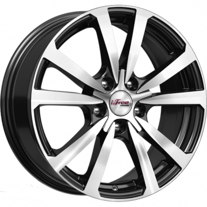 iFree 7x17/5x114,3 ET37 D66,6 Бэнкс (КС645) Блэк Джек