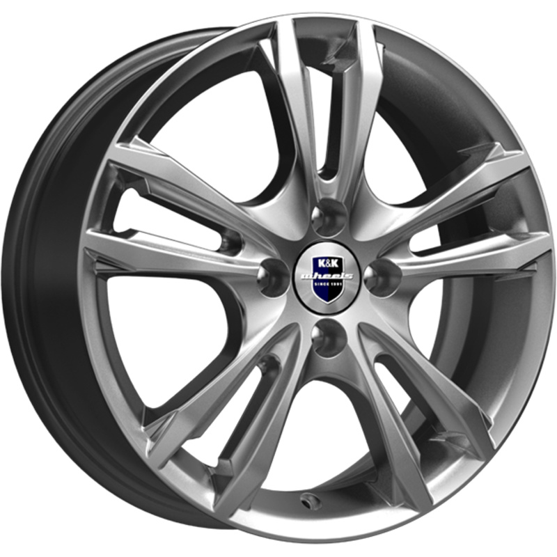 K&K 6x16/4x100 ET45 D67,1 Samara (КС866) Дарк платинум