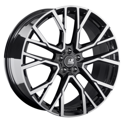 LS Forged 9,5x22/5x112 ET35 D66,6 LS FG07 BKF (конус, C570)