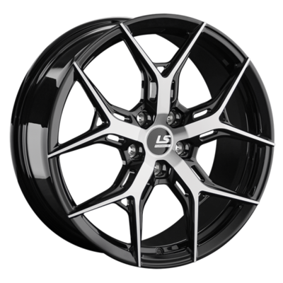 LS Forged 8x19/5x114,3 ET35 D67,1 LS FG14 BKF (конус, C570)