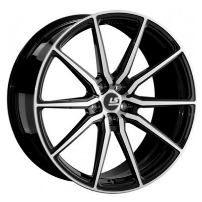 LS Forged 9,5x21/5x112 ET36 D66,6 LS FG01 BKF (конус, C570)
