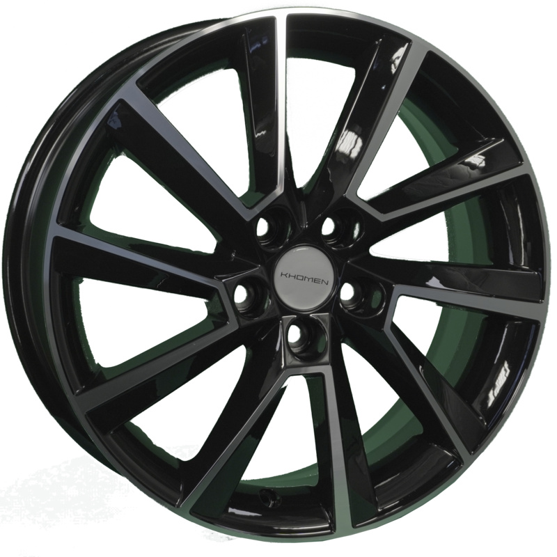 Khomen Wheels 6x16/5x100 ET45 D57,1 KHW1604 (Fabia/Polo) Black-FP