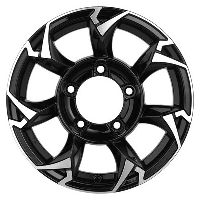 Khomen Wheels 5,5x15/5x139,7 ET5 D108,1 KHW1505 (Jimny) Black-FP