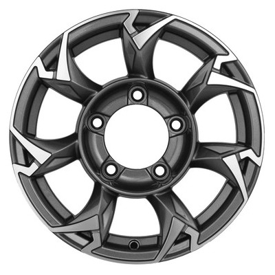 Khomen Wheels 5,5x15/5x139,7 ET5 D108,1 KHW1505 (Jimny) Gray-FP