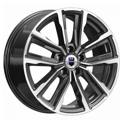 K&K 7,5x17/5x112 ET45 D57,1 Лацио (КС964) Алмаз черный