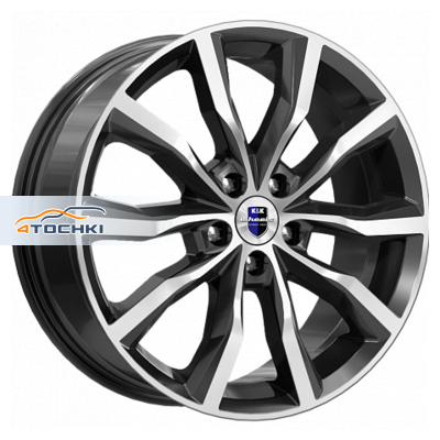 K&K 7,5x18/5x110 ET35 D65,1 Портер (КС906) Алмаз черный