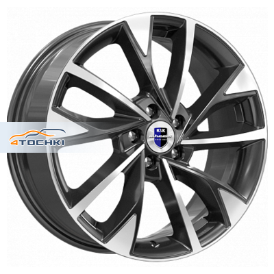 K&K 7x17/5x110 ET38 D65,1 Роквуд (КС900) Алмаз черный