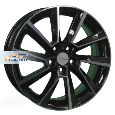 Khomen Wheels 6x16/5x100 ET38 D57,1 KHW1604 (Kamiq/Rapid/Scala) Black-FP