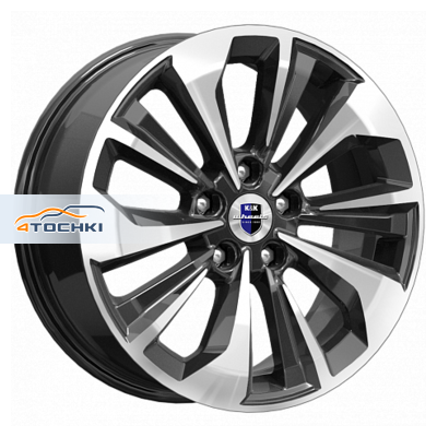 K&K 7x17/5x112 ET49 D57,1 Авиор (КС936) Алмаз черный