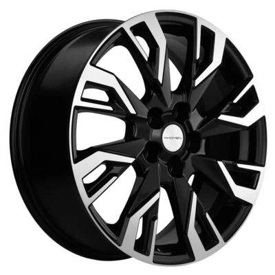 Khomen Wheels 7x18/5x114,3 ET35 D66,1 KHW1809 (Koleos) Black-FP