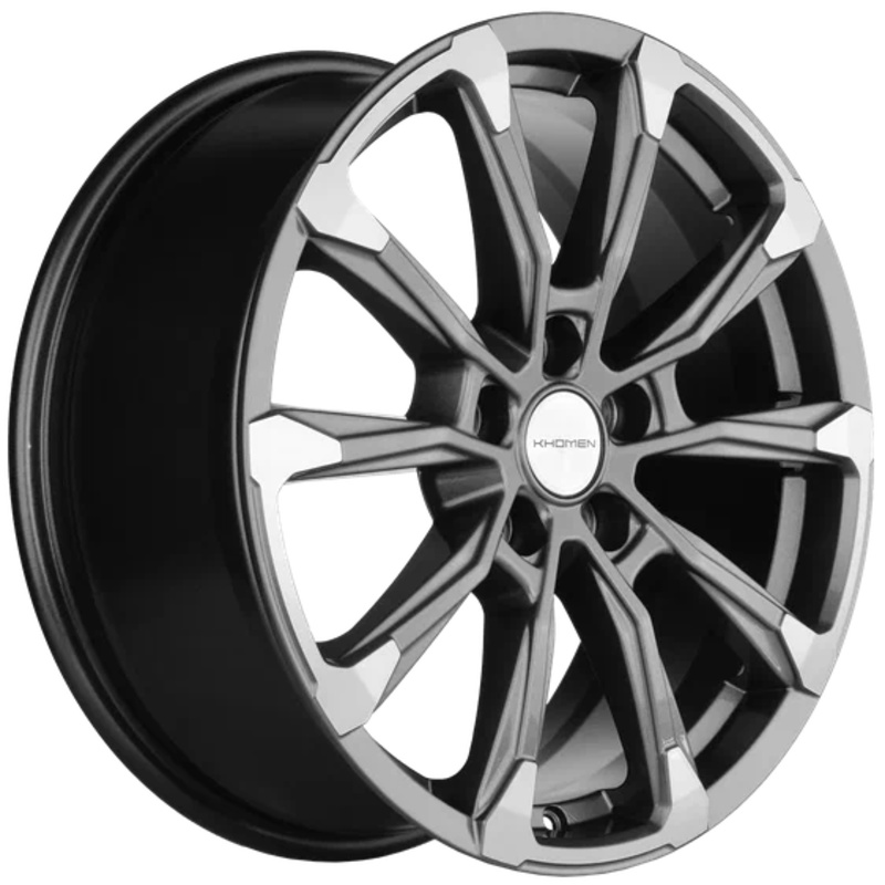 Khomen Wheels 7,5x18/5x112 ET43 D57,1 KHW1808 (Kodiaq/Tiguan) Gray-FP