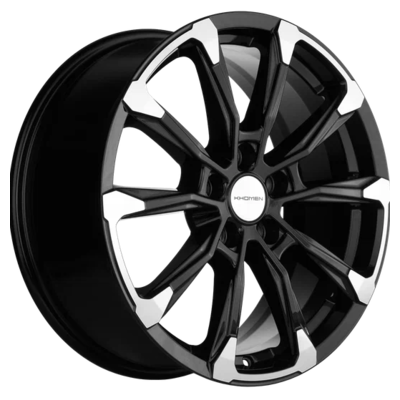 Khomen Wheels 7,5x18/5x114,3 ET35 D66,1 KHW1808 (Koleos) Black-FP