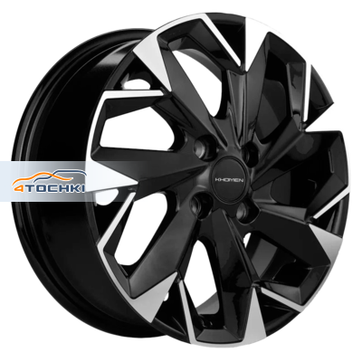 Khomen Wheels 6x15/4x100 ET50 D60,1 KHW1508 (Vesta) Black-FP