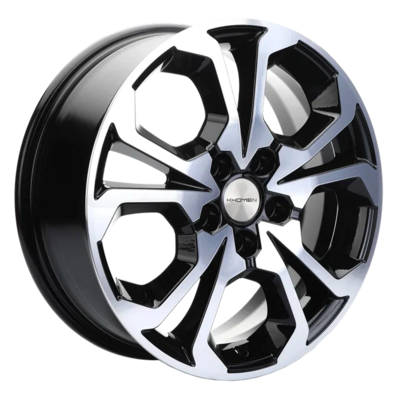 Khomen Wheels 6,5x17/5x114,3 ET40 D64,1 KHW1711 (Haval F7/F7x) Black-FP