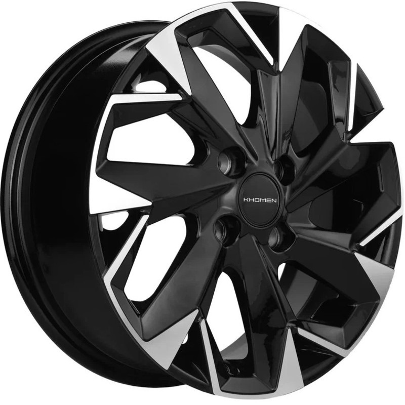 Khomen Wheels 5,5x14/4x100 ET38 D67,1 KHW1402 (Accent/Getz/i20) Black-FP