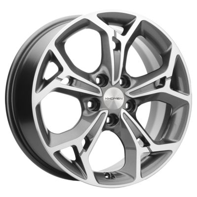 Khomen Wheels 7x17/5x114,3 ET37 D66,5 KHW1702 (Jolion) Gray-FP