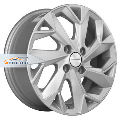 Khomen Wheels 5,5x14/4x100 ET45 D56,1 KHW1402 (Honda Civic) F-Silver