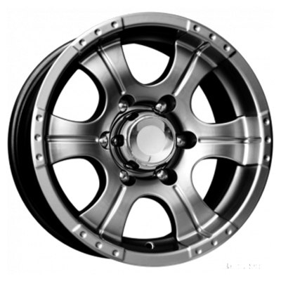 K&K 8x16/5x139,7 ET-15 D110,1 Байконур Джип-рейд (КС465М) Дарк платинум