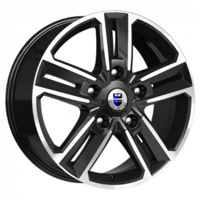 K&K 8x18/5x114,3 ET45 D66,1 Backfire (КС763M) Алмаз черный