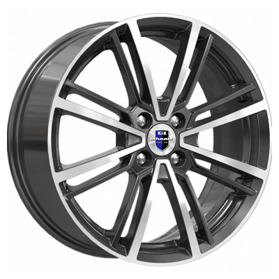 K&K 7x17/5x112 ET49 D57,1 Эрфурт (КС898) Алмаз черный