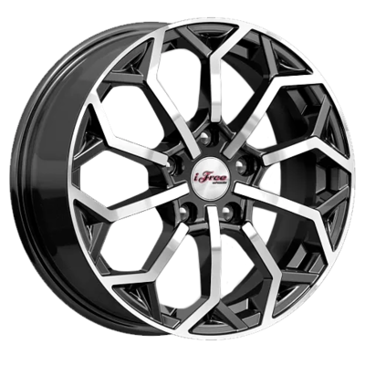 iFree 6,5x16/5x114,3 ET45 D66,1 Спейс-Нидл (КС1000) Блэк Джек