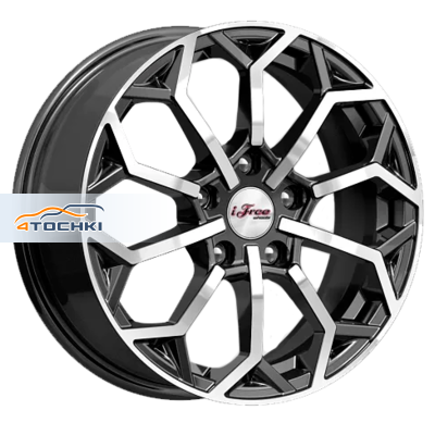 iFree 6,5x16/5x100 ET38 D67,1 Спейс-Нидл (КС1000) Блэк Джек