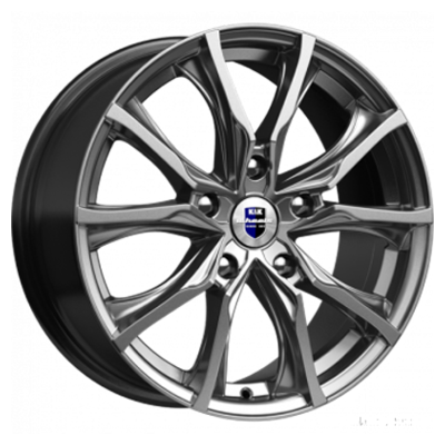 K&K 7,5x17/5x110 ET39 D65,1 Твист (КС697М) Дарк платинум