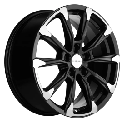 Khomen Wheels 7,5x18/5x108 ET47 D60,1 KHW1808 (Chery Tiggo 8/8 Pro) Black-FP