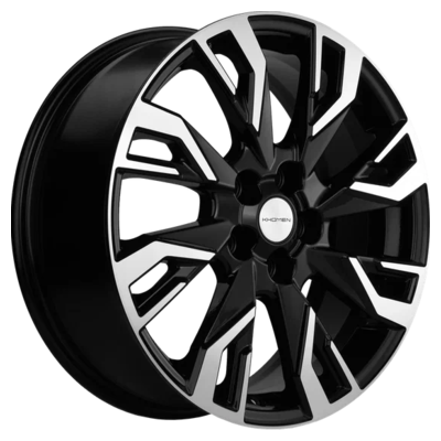 Khomen Wheels 7x18/5x114,3 ET53 D54,1 KHW1809 (Geely Coolray) Black-FP