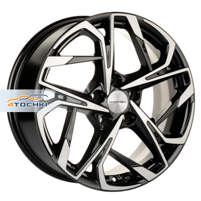Khomen Wheels 7x17/5x108 ET40 D54,1 KHW1716 (Jac/Москвич 3) Black-FP