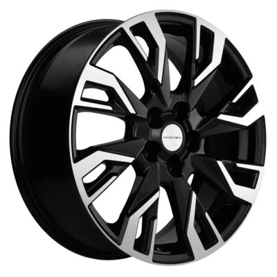 Khomen Wheels 7x18/5x110 ET50 D63,3 KHW1809 (CS35/CS35 Plus) Black-FP