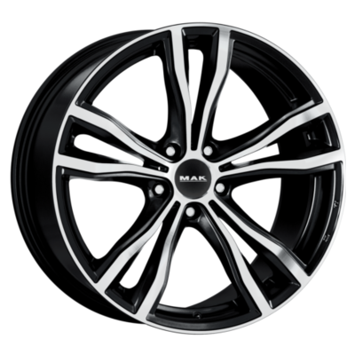 MAK 9,5x21/5x112 ET37 D66,6 X-Mode Black mirror