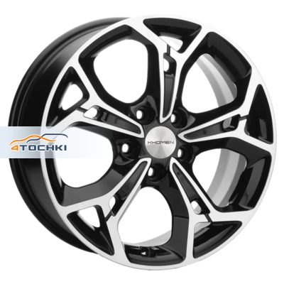 Khomen Wheels 7x17/5x114,3 ET48 D56,1 KHW1702 (Forester) Black-FP