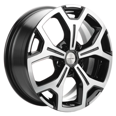 Khomen Wheels 6,5x17/5x108 ET33 D60,1 KHW1710 (Chery Tiggo/Tiggo 7 Pro) Black-FP (сфера)