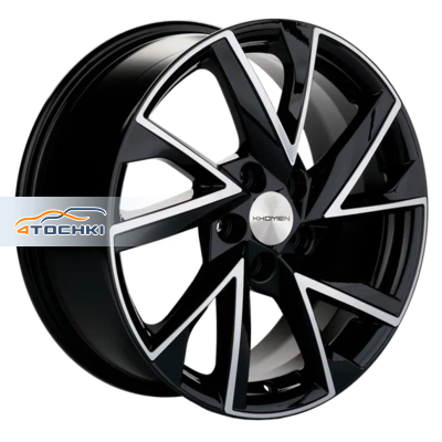 Khomen Wheels 7x17/5x108 ET40 D54,1 KHW1714 (Jac/Москвич 3) Black-FP