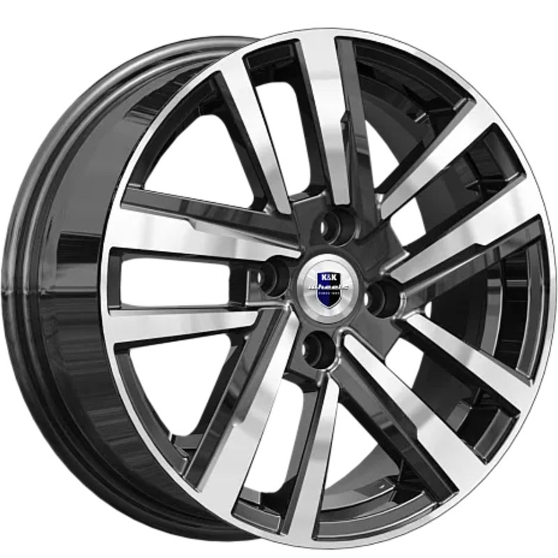 K&K 6x15/4x100 ET37 D60,1 Хант (КС1034) Алмаз черный