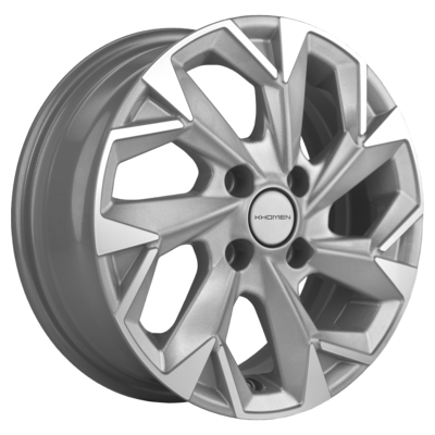 Khomen Wheels 5,5x14/4x100 ET43 D60,1 KHW1402 (Toyota Corolla) F-Silver-FP
