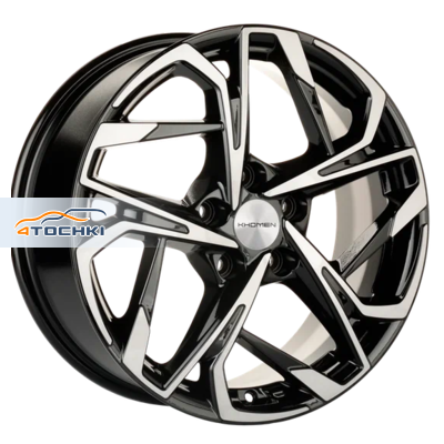 Khomen Wheels 7x17/5x110 ET46 D63,3 KHW1716 (Changan CS35/CS35 Pro) Black-FP