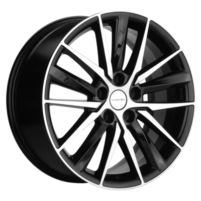 Khomen Wheels 8x18/5x114,3 ET53 D54,1 KHW1807 (Geely Coolray) Black-FP